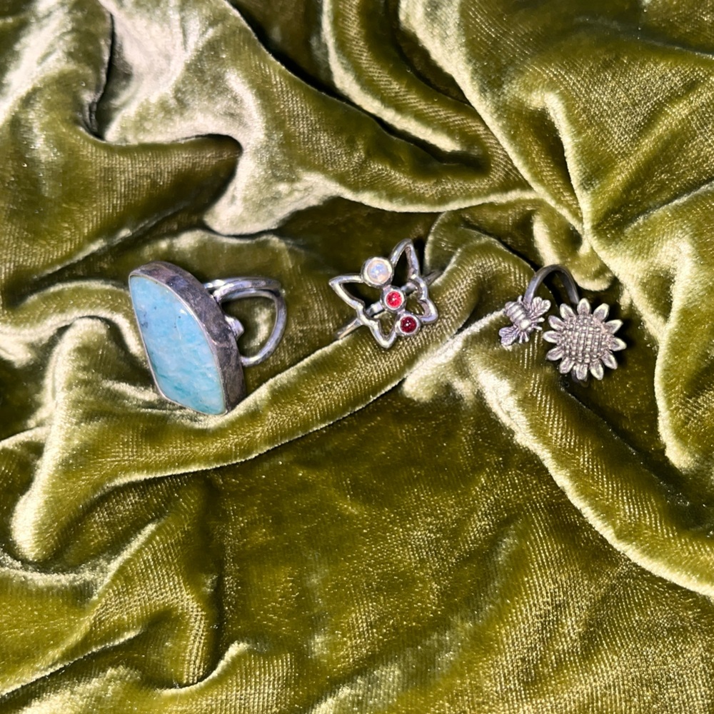 Assorted Sterling Silver Rings - image 1